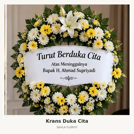 Krans Bunga Duka Sukadiri